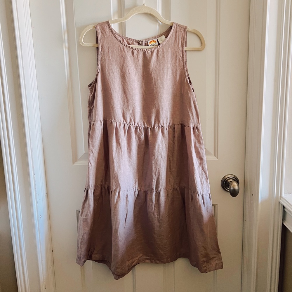 Lavender Linen Dress